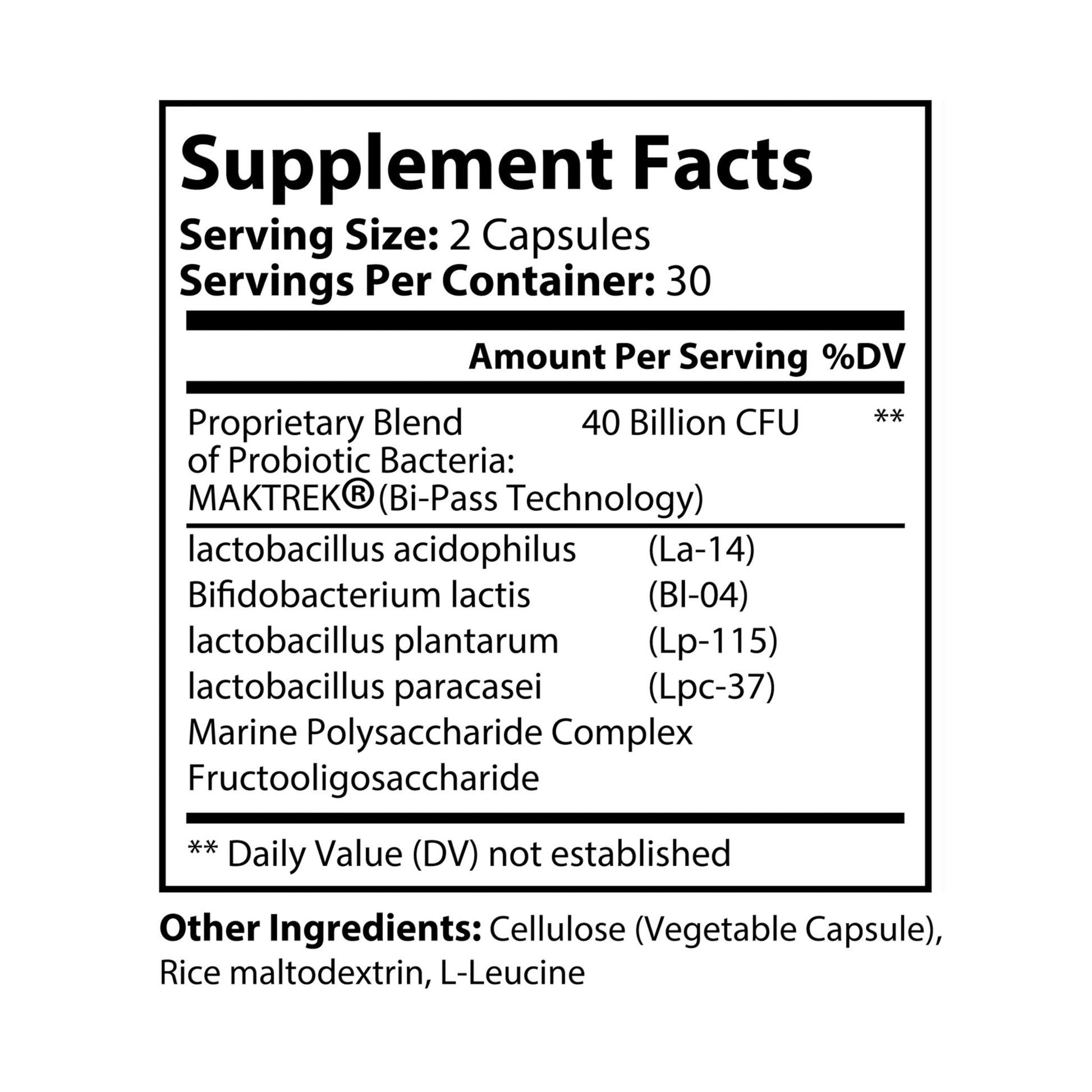 Flora Balance – 60 Probiotic Capsules - LUXESHOP.ME