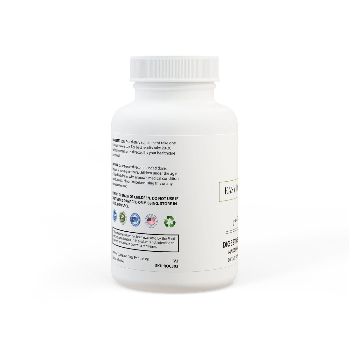 Gentle Flow — 60 Digestive Enzyme Blend Capsules - LUXESHOP.ME