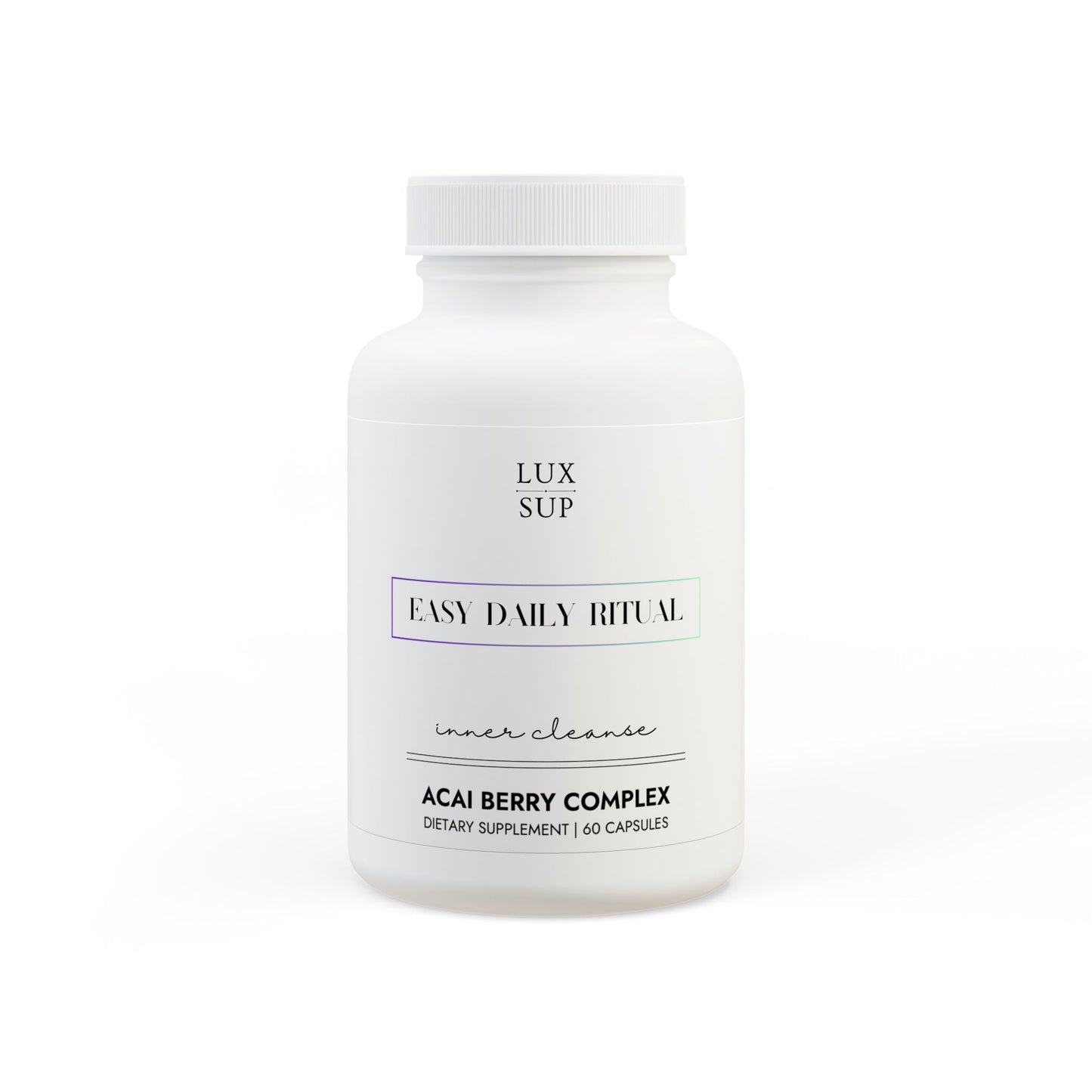 Inner Cleanse – 60 Acai Berry Complex Capsules - LUXESHOP.ME