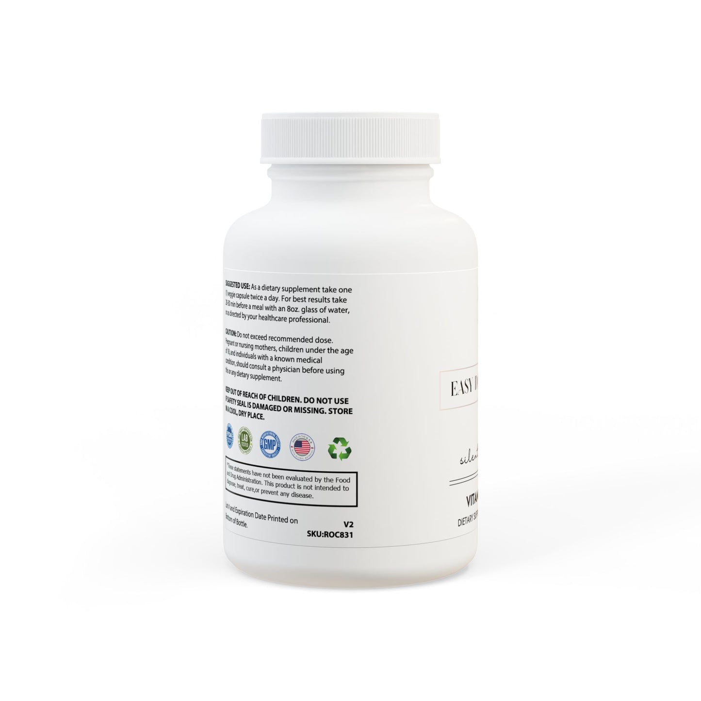 Silent Strength – 60 Vitamin K2 + D3 Capsules - LUXESHOP.ME