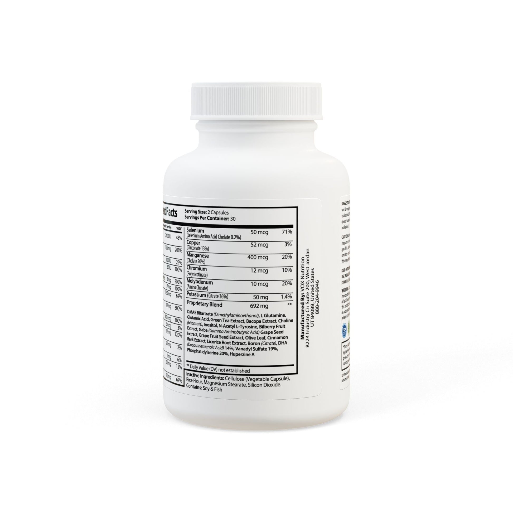 Lucid Edge — 60 Brain Support Complex Capsules - LUXESHOP.ME