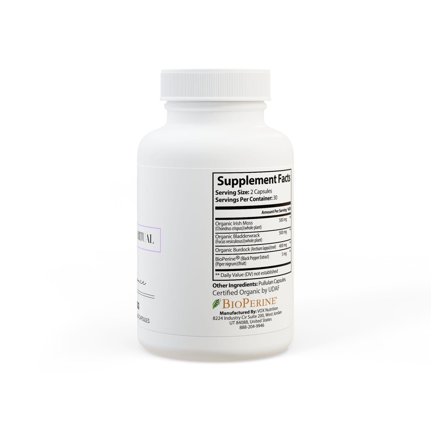 Tidal Balance – 60 Sea Moss Capsules - LUXESHOP.ME