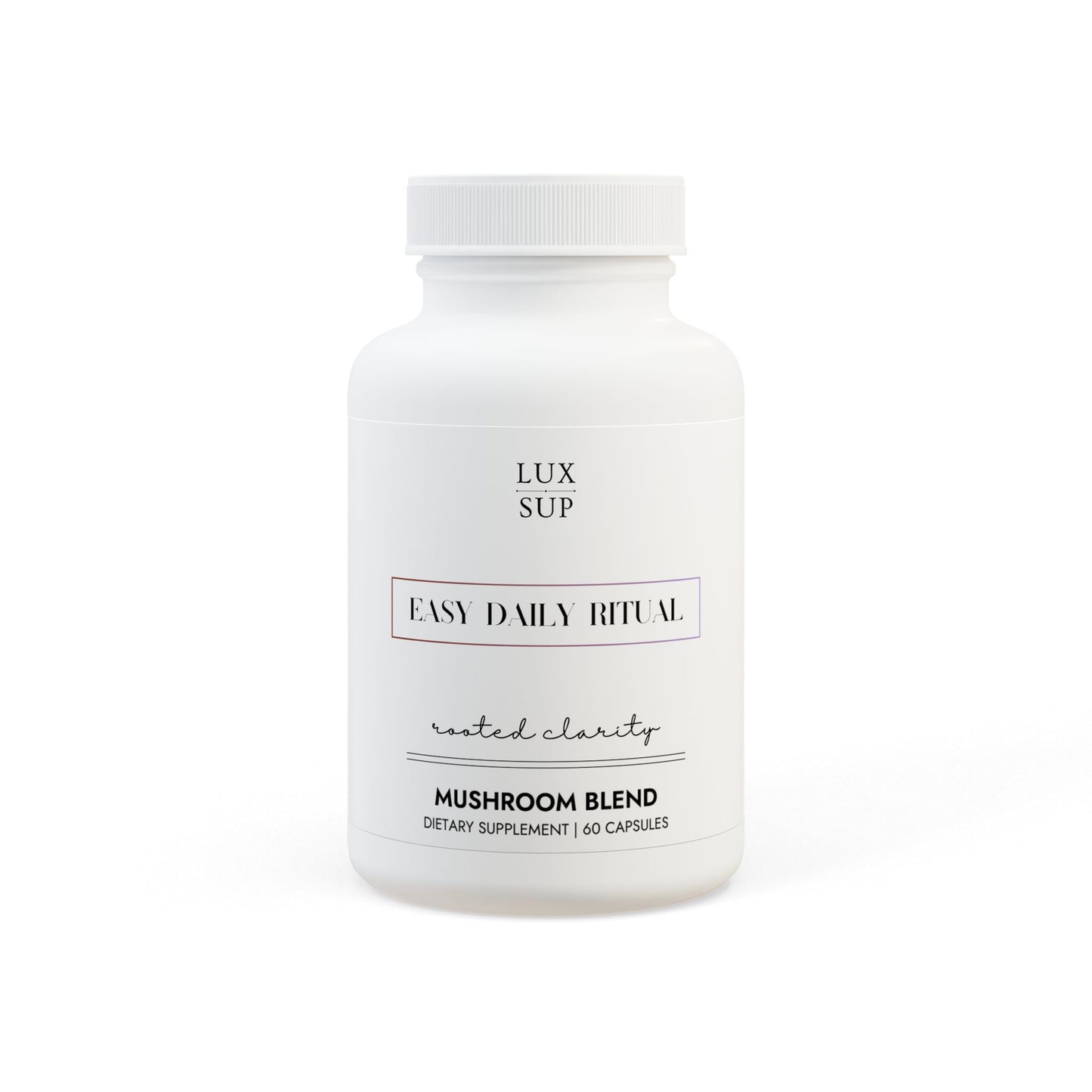 Rooted Clarity – 60 Mushroom Blend Capsules - LUXESHOP.ME