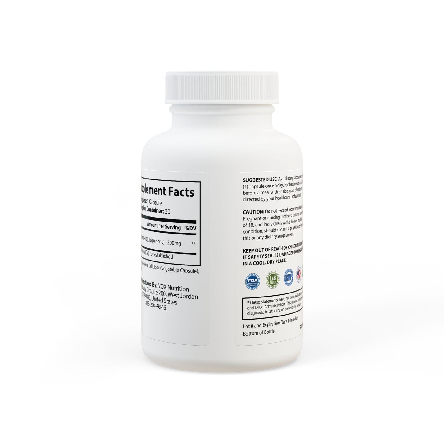 Pulse Core — 30 CoQ10 (Ubiquinone) Capsules