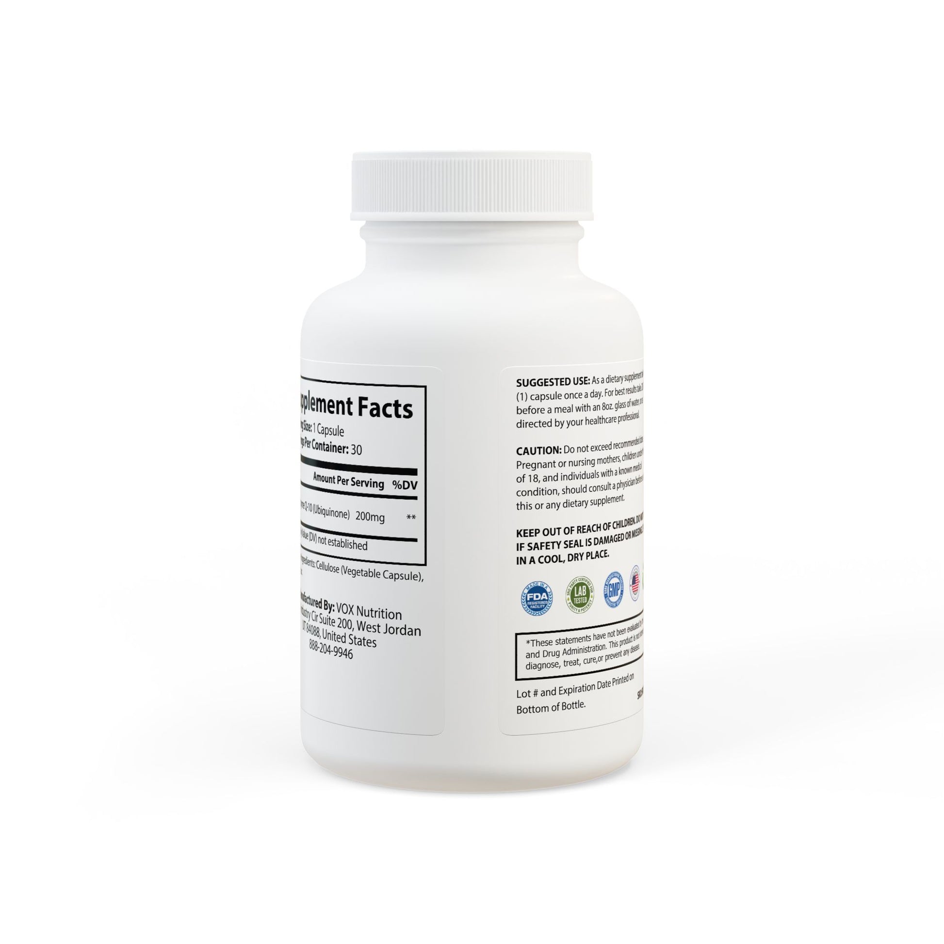 Pulse Core — 30 CoQ10 (Ubiquinone) Capsules - LUXESHOP.ME