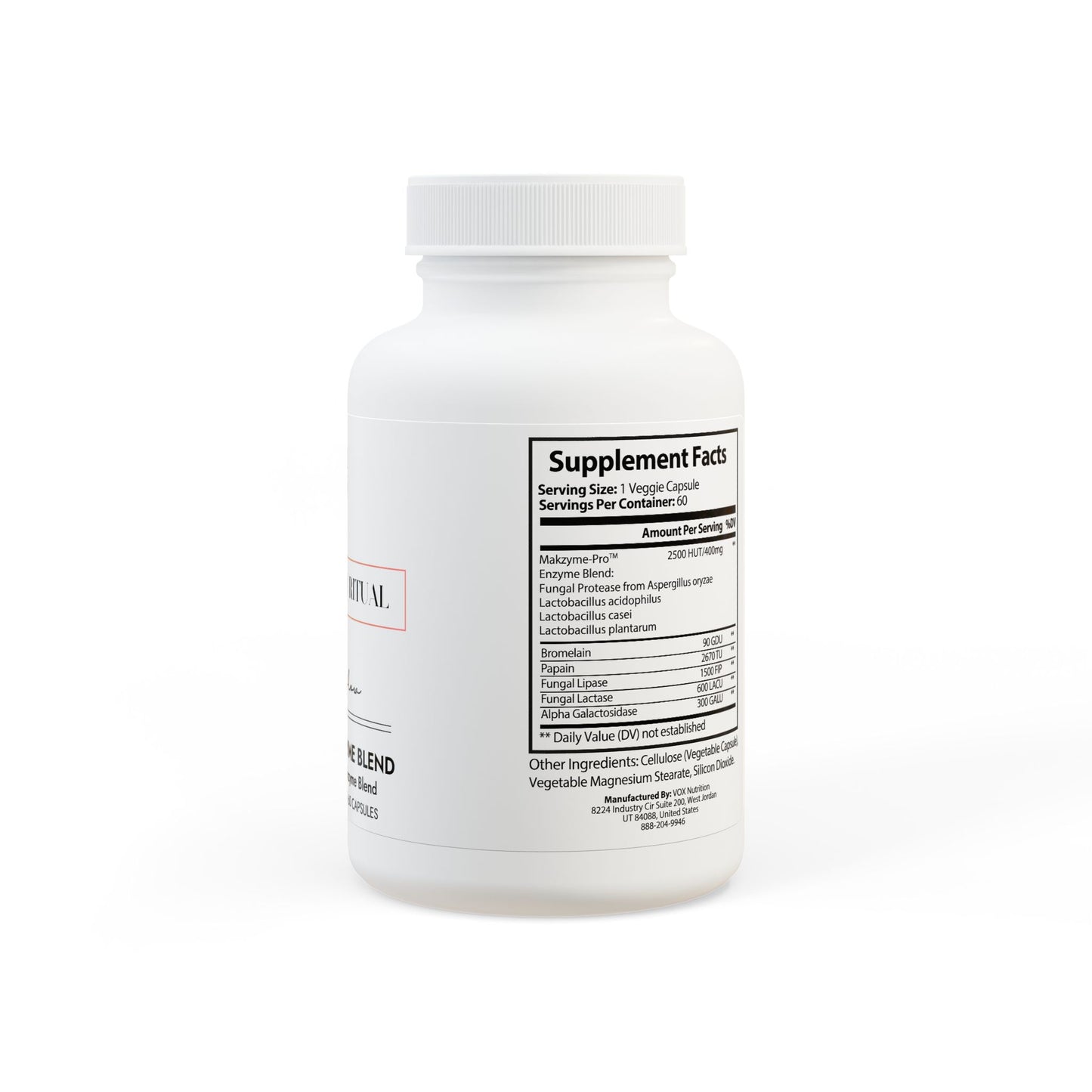 Gentle Flow — 60 Digestive Enzyme Blend Capsules - LUXESHOP.ME
