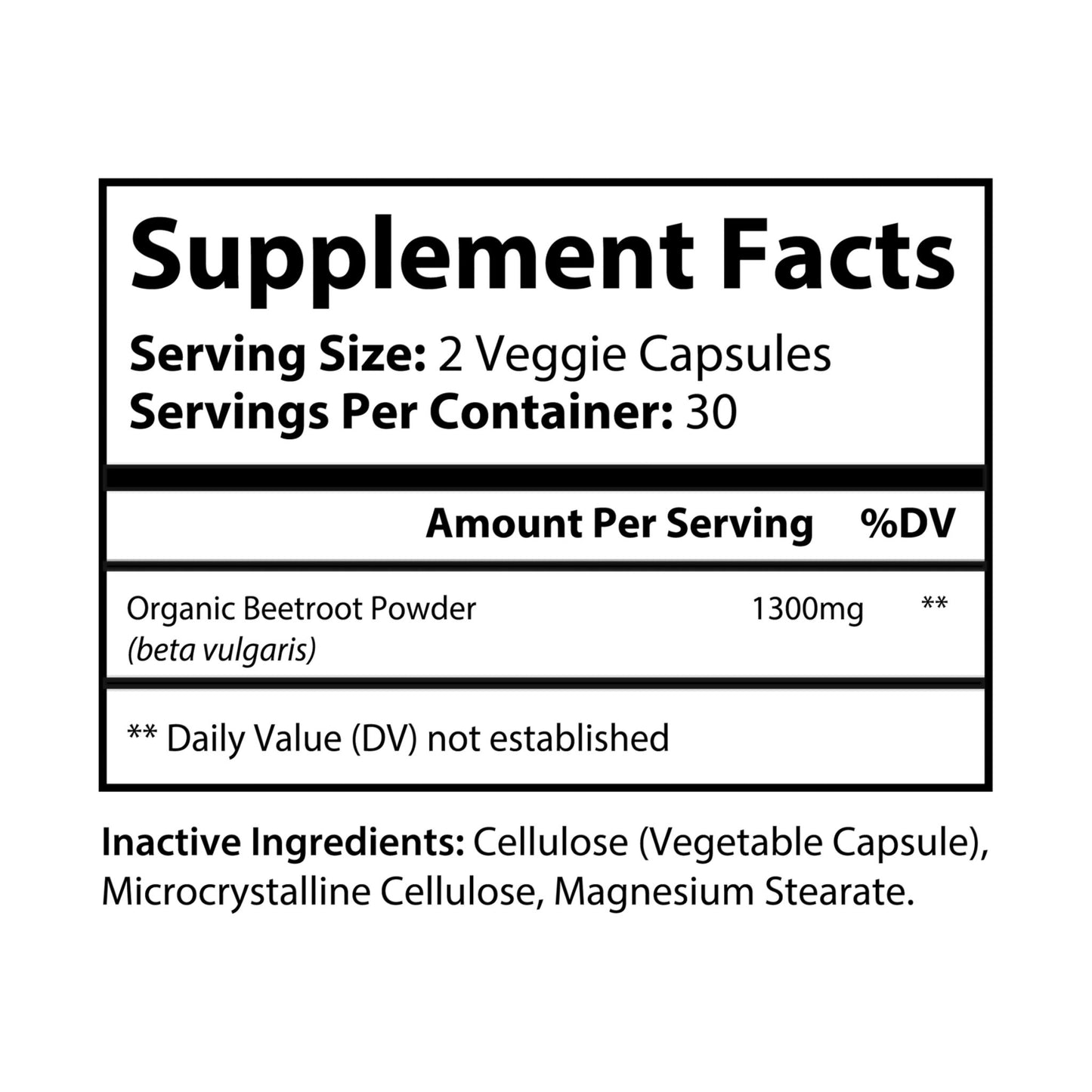 Vital Tone – 60 Beetroot Supplement Capsules - LUXESHOP.ME