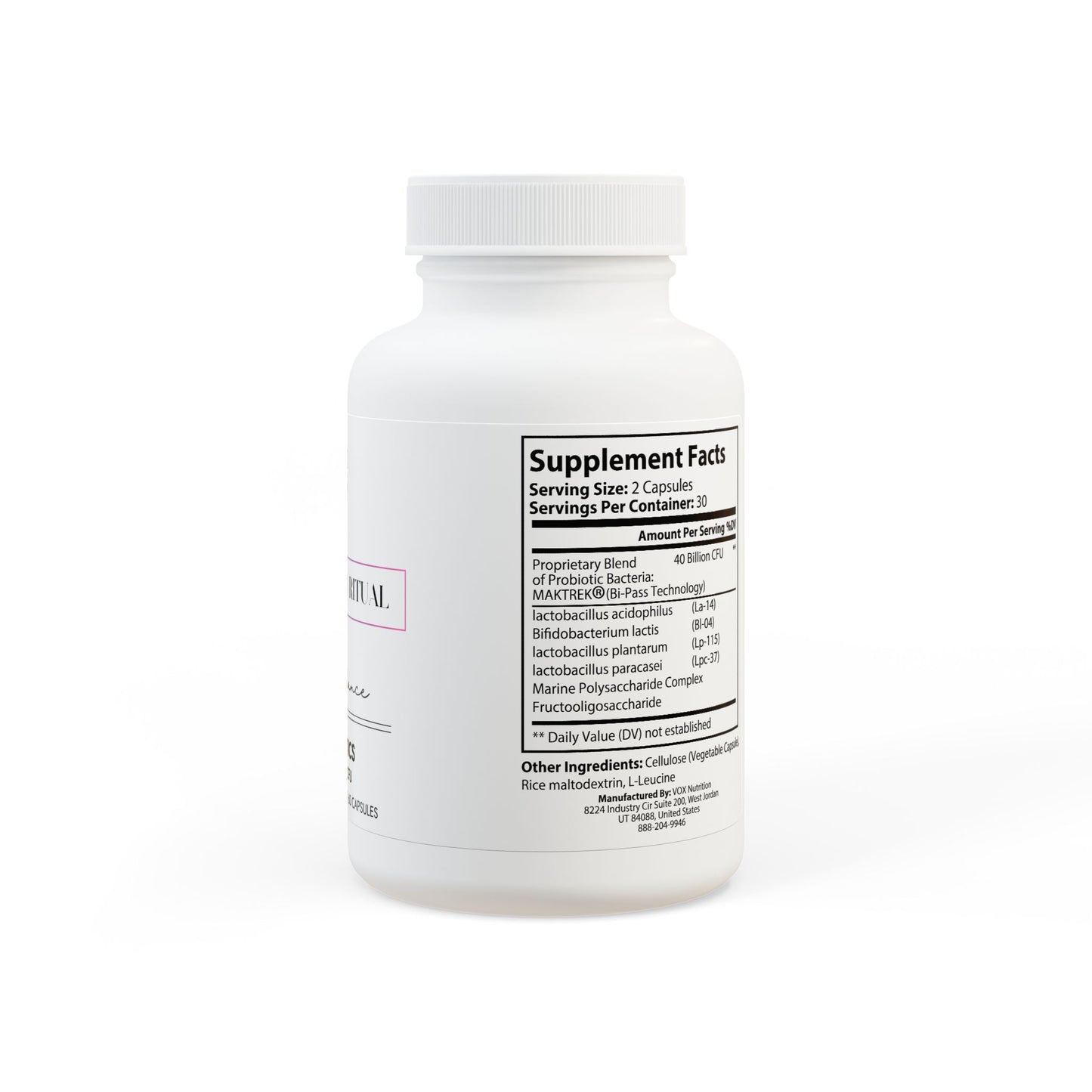 Flora Balance – 60 Probiotic Capsules - LUXESHOP.ME