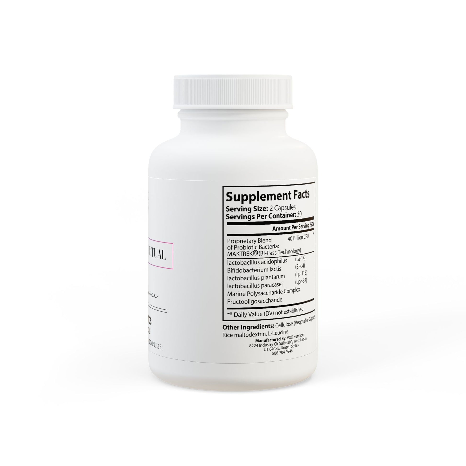 Flora Balance – 60 Probiotic Capsules - LUXESHOP.ME