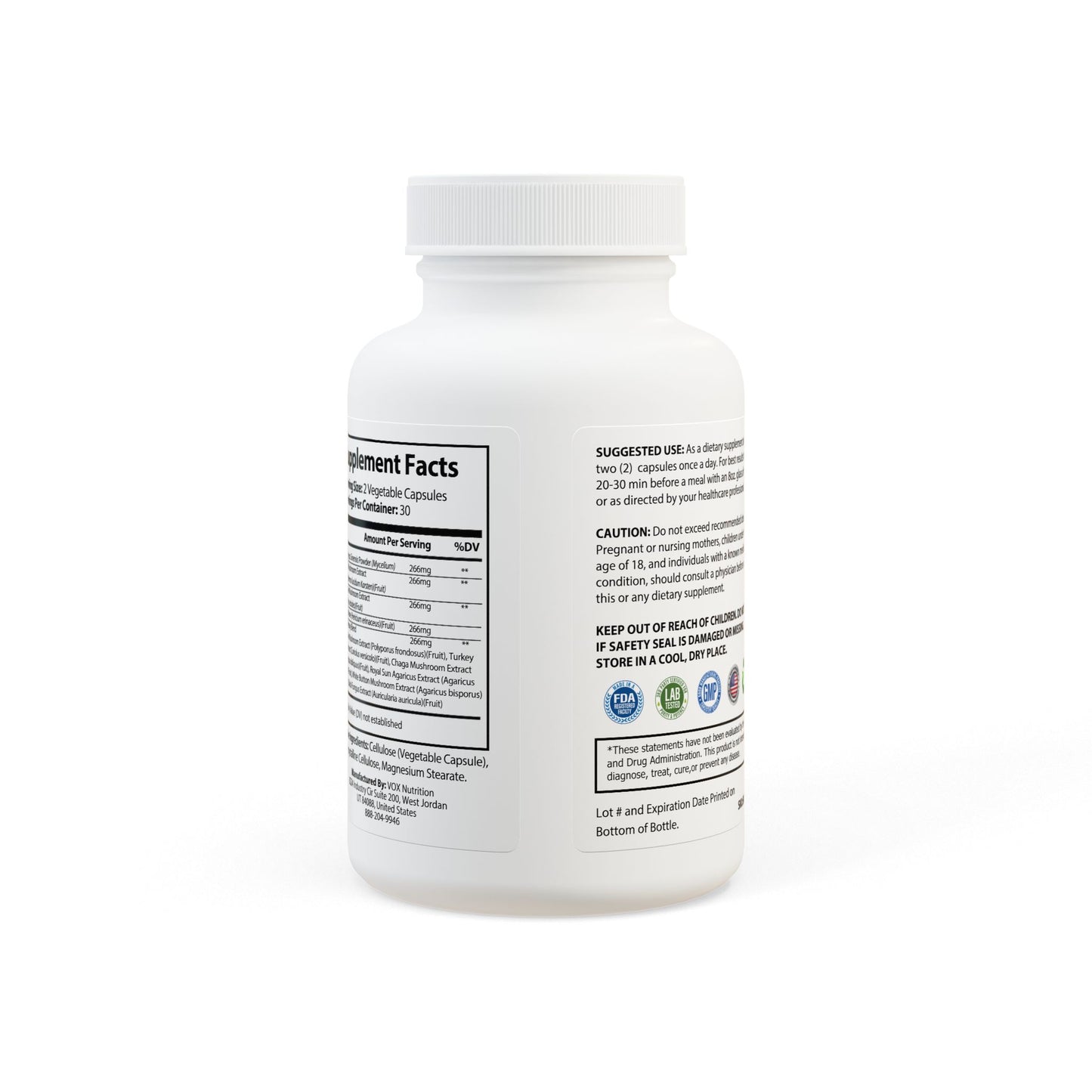 Rooted Clarity – 60 Mushroom Blend Capsules - LUXESHOP.ME