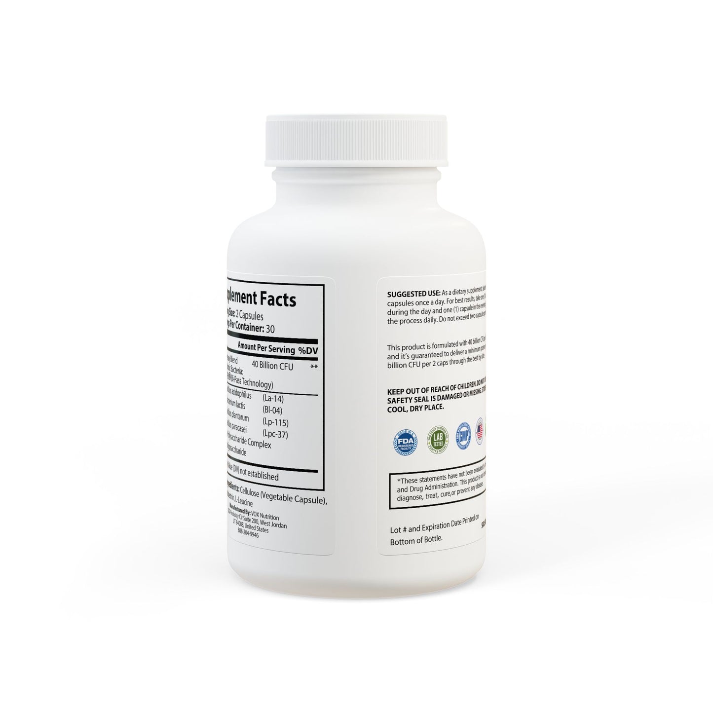 Flora Balance – 60 Probiotic Capsules - LUXESHOP.ME