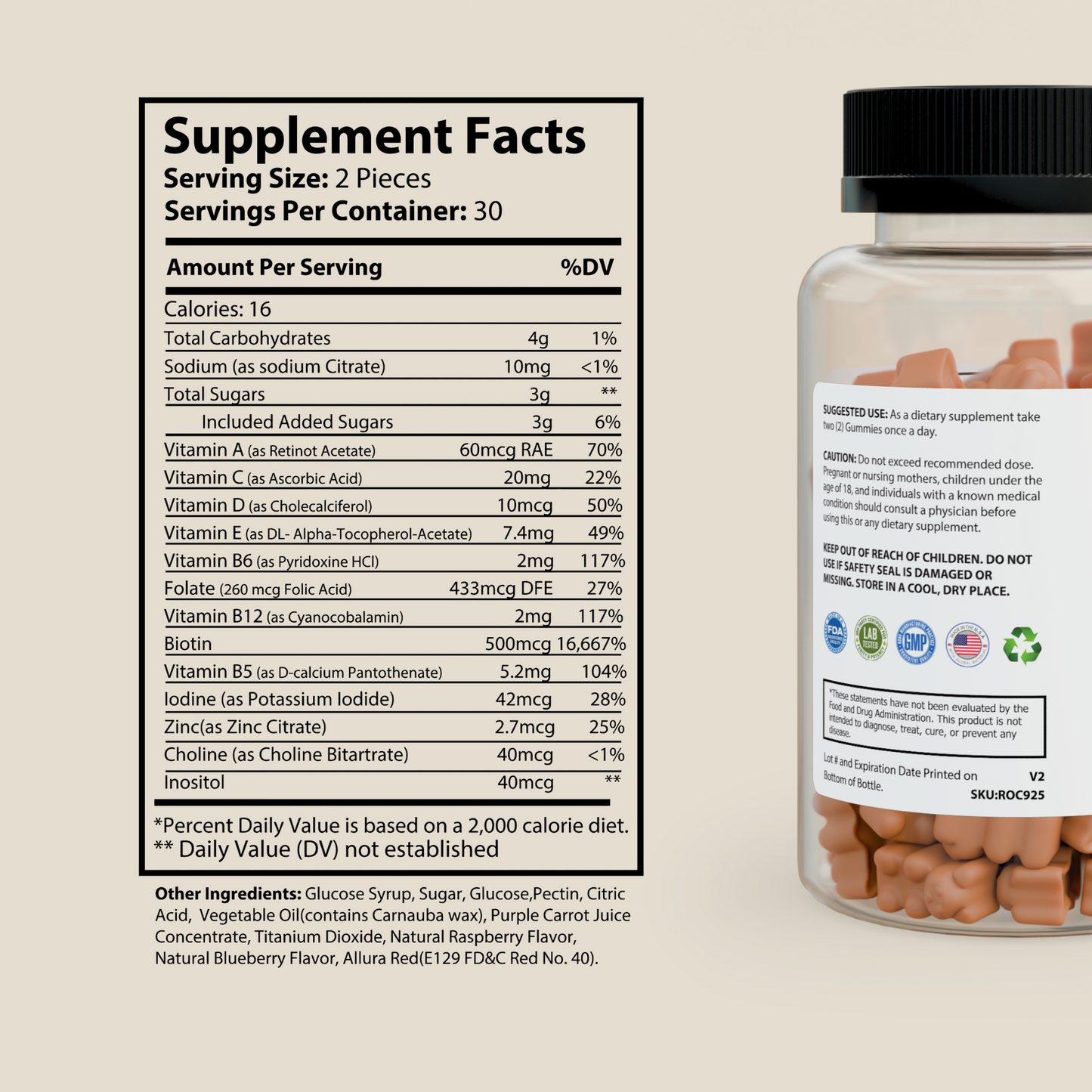 Soft Bloom — 60 Hair Vitamin Gummies - LUXESHOP.ME