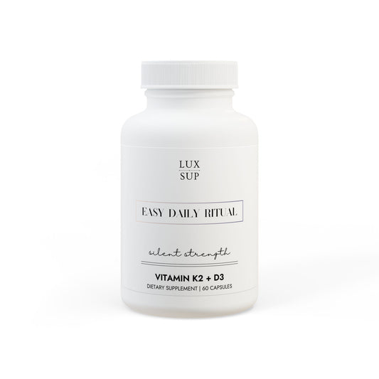 Silent Strength – 60 Vitamin K2 + D3 Capsules - LUXESHOP.ME