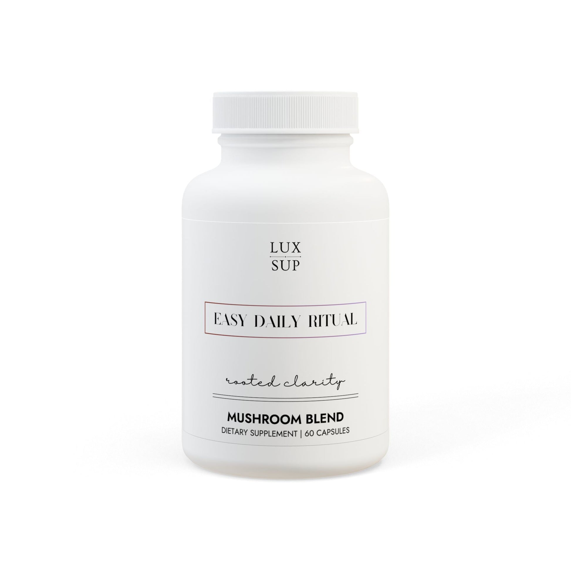 Rooted Clarity – 60 Mushroom Blend Capsules - LUXESHOP.ME