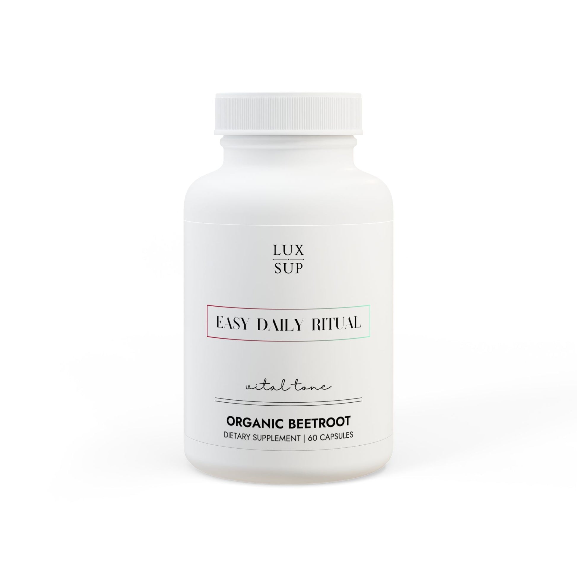 Vital Tone – 60 Beetroot Supplement Capsules - LUXESHOP.ME