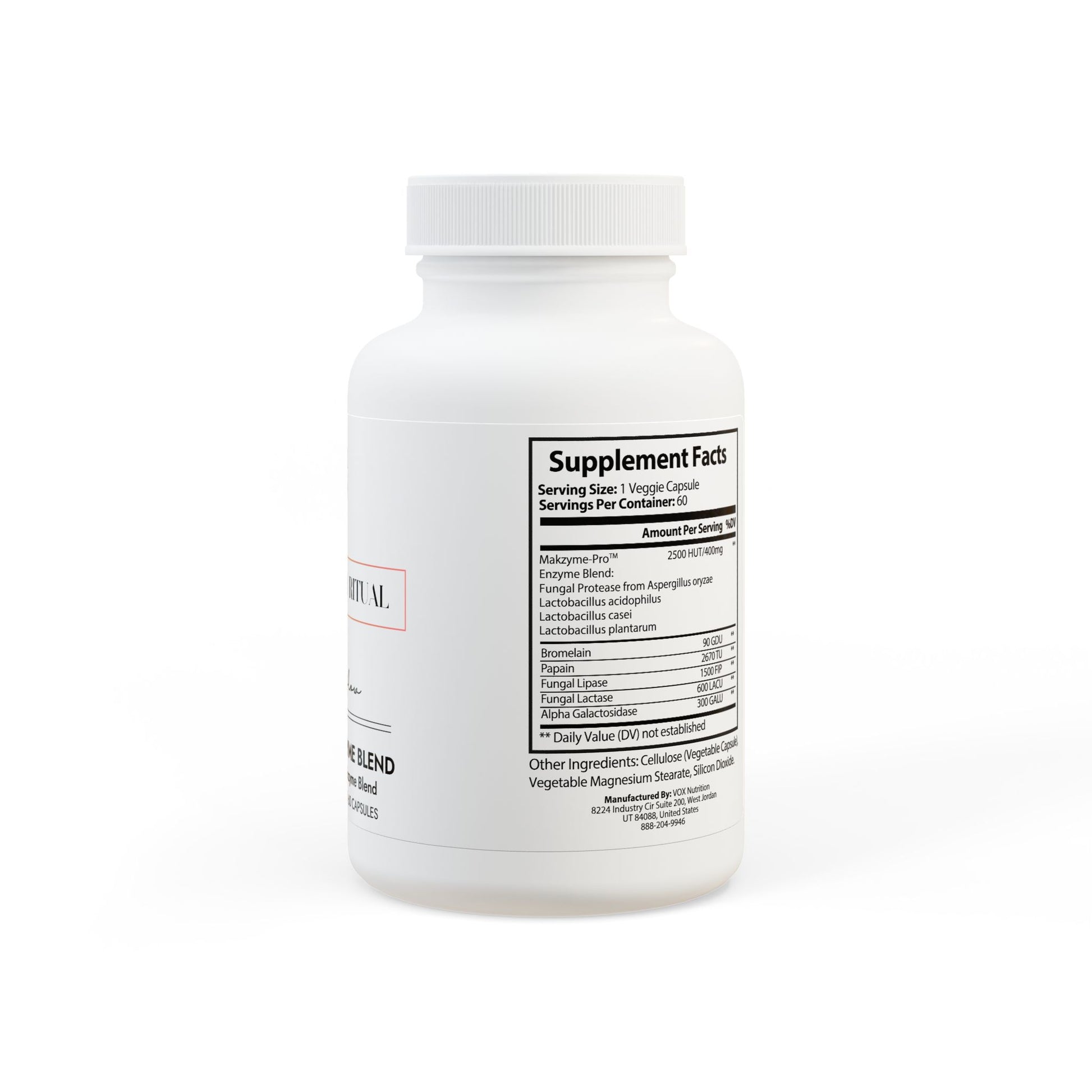 Gentle Flow — 60 Digestive Enzyme Blend Capsules - LUXESHOP.ME