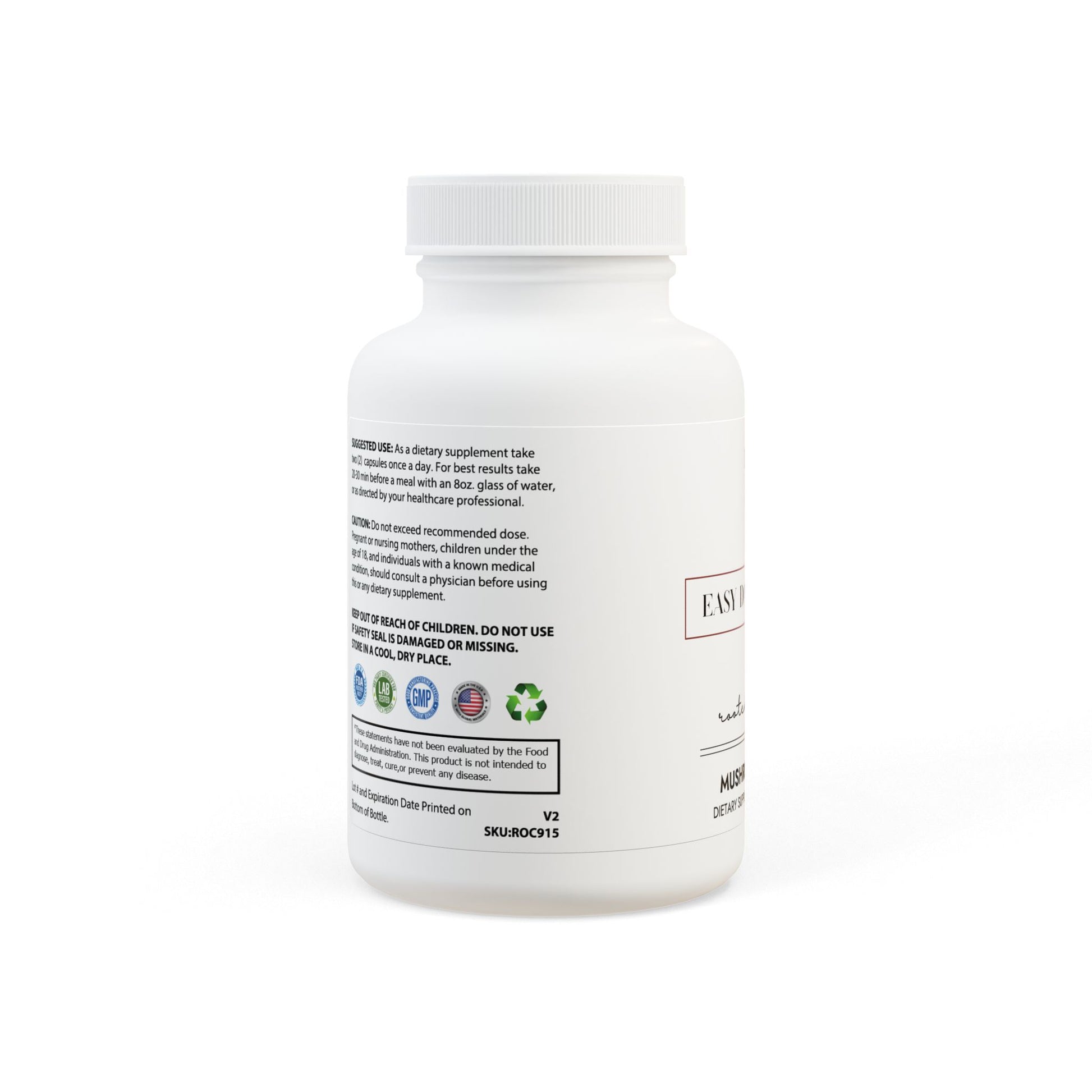 Rooted Clarity – 60 Mushroom Blend Capsules - LUXESHOP.ME