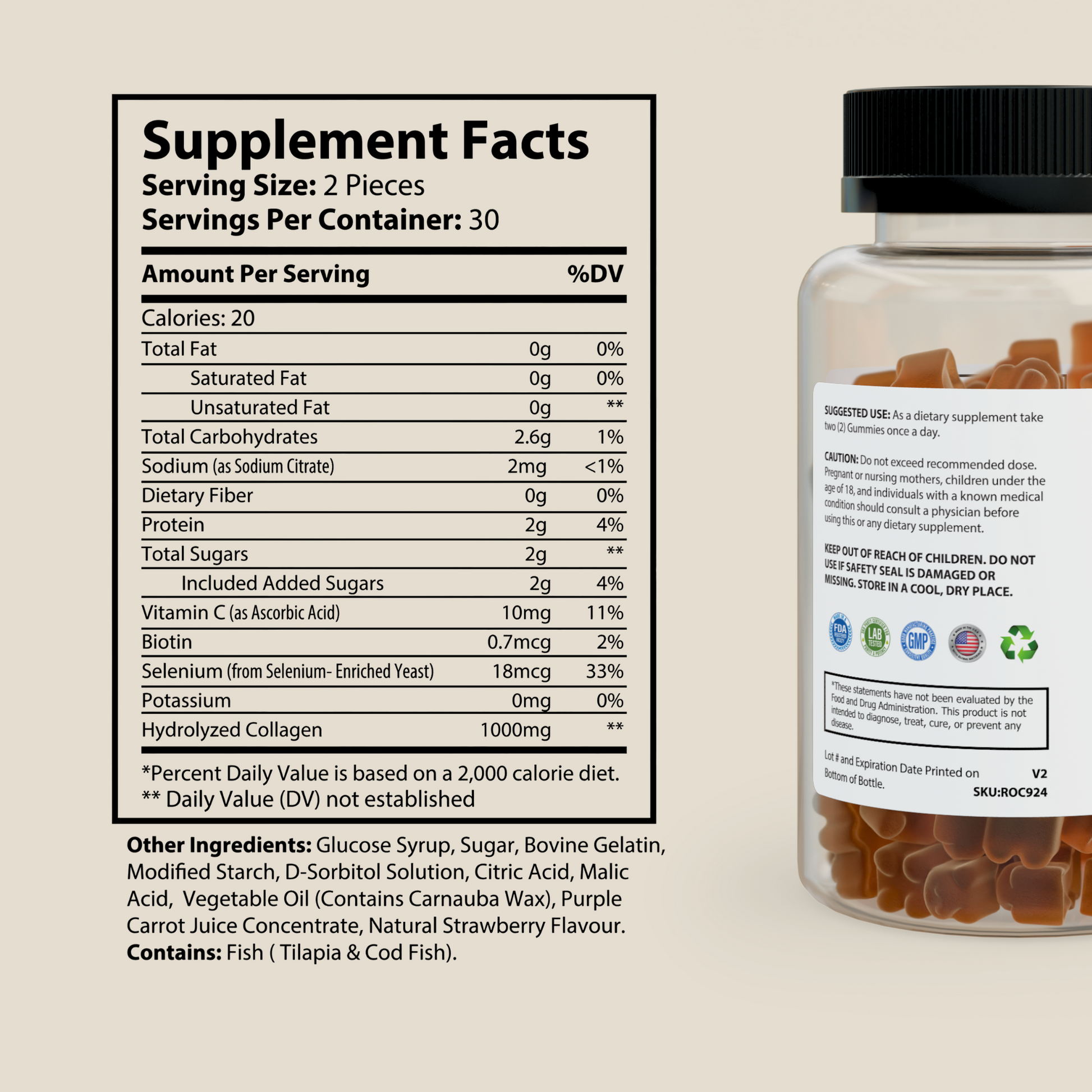 Inner Resilience — 60 Collagen Gummies - LUXESHOP.ME