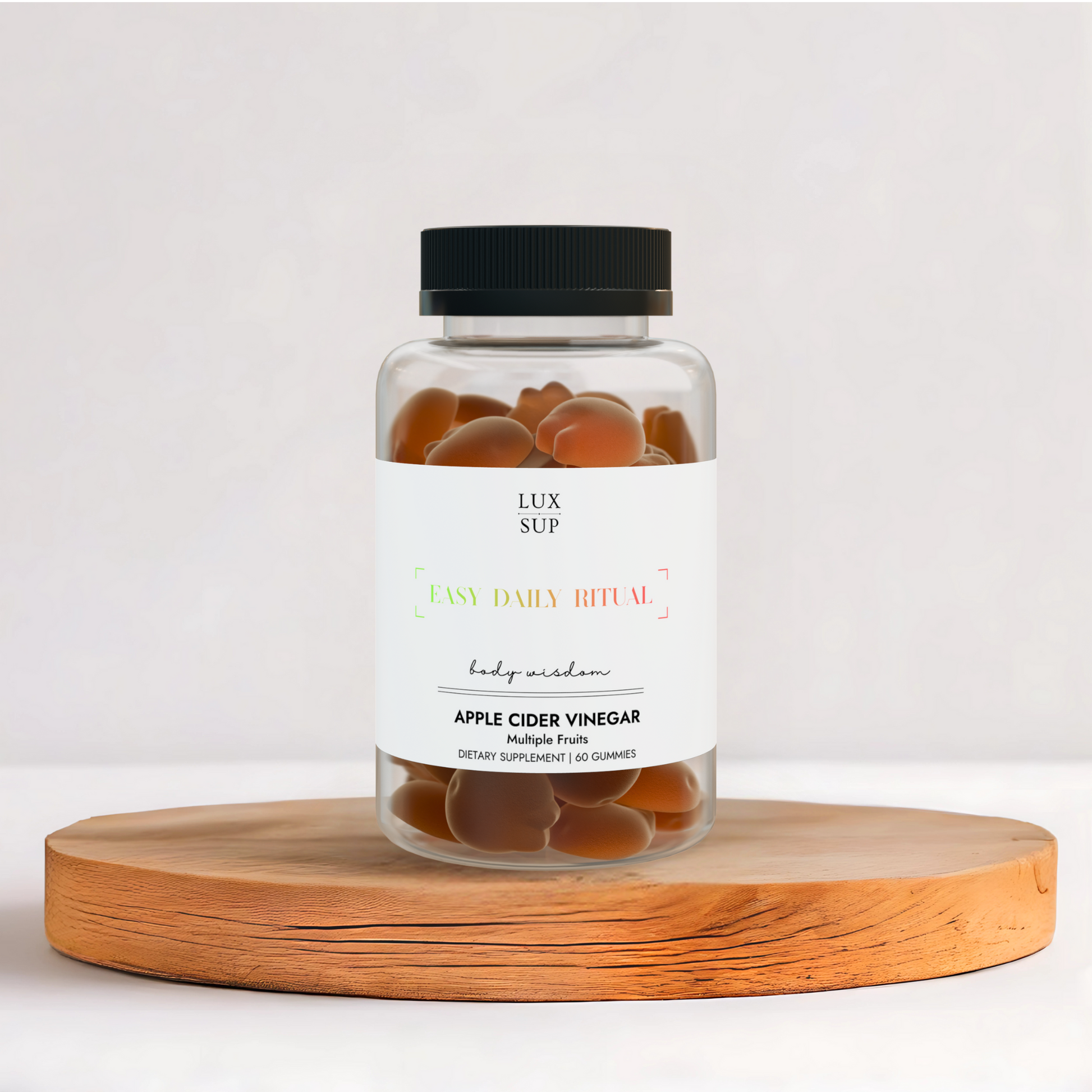 Body Wisdom — 60 Apple Cider Vinegar Gummies - LUXESHOP.ME