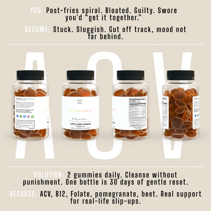 Body Wisdom — 60 Apple Cider Vinegar Gummies - LUXESHOP.ME
