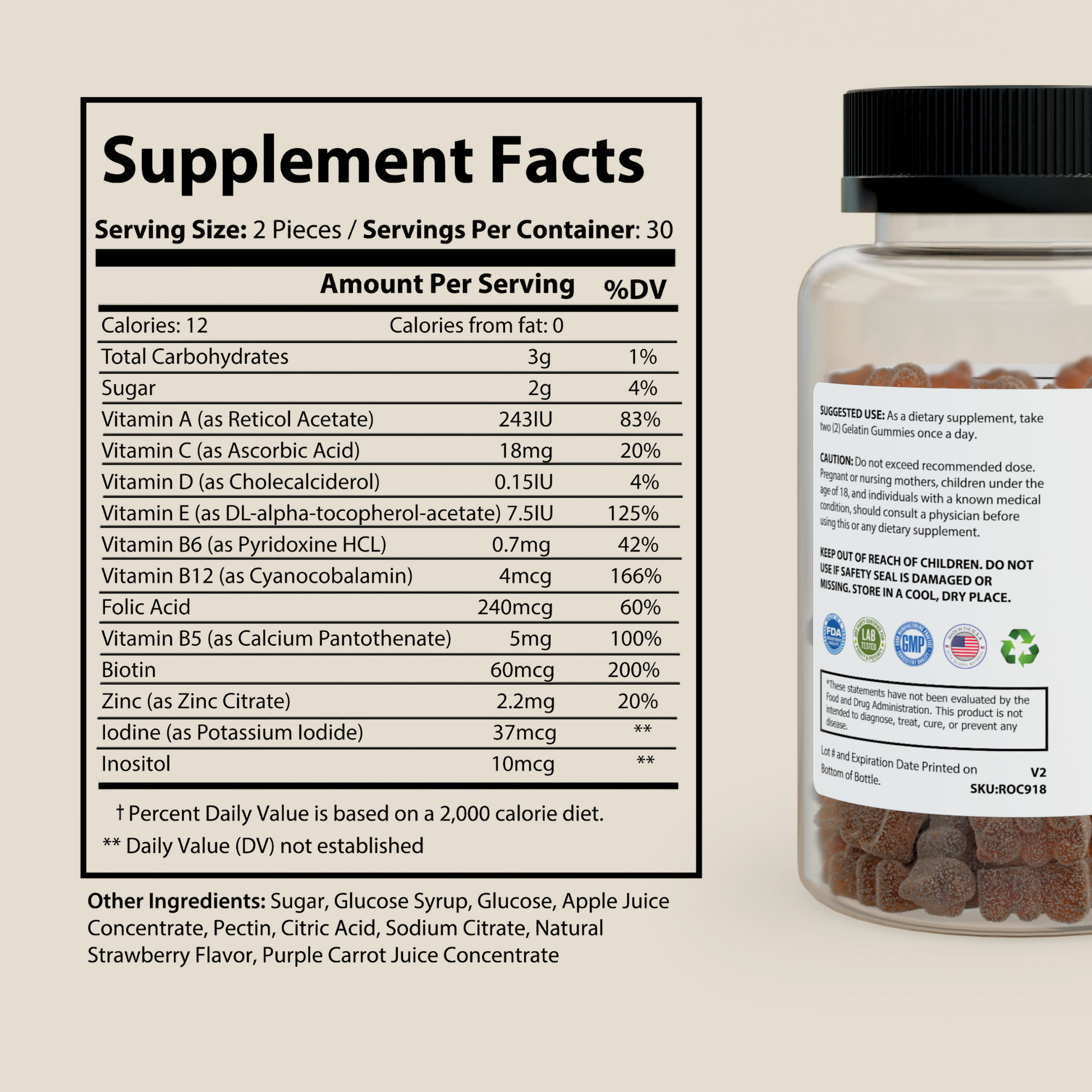 Daily Clarity — 60 Multivitamin for Adults Gummies - LUXESHOP.ME