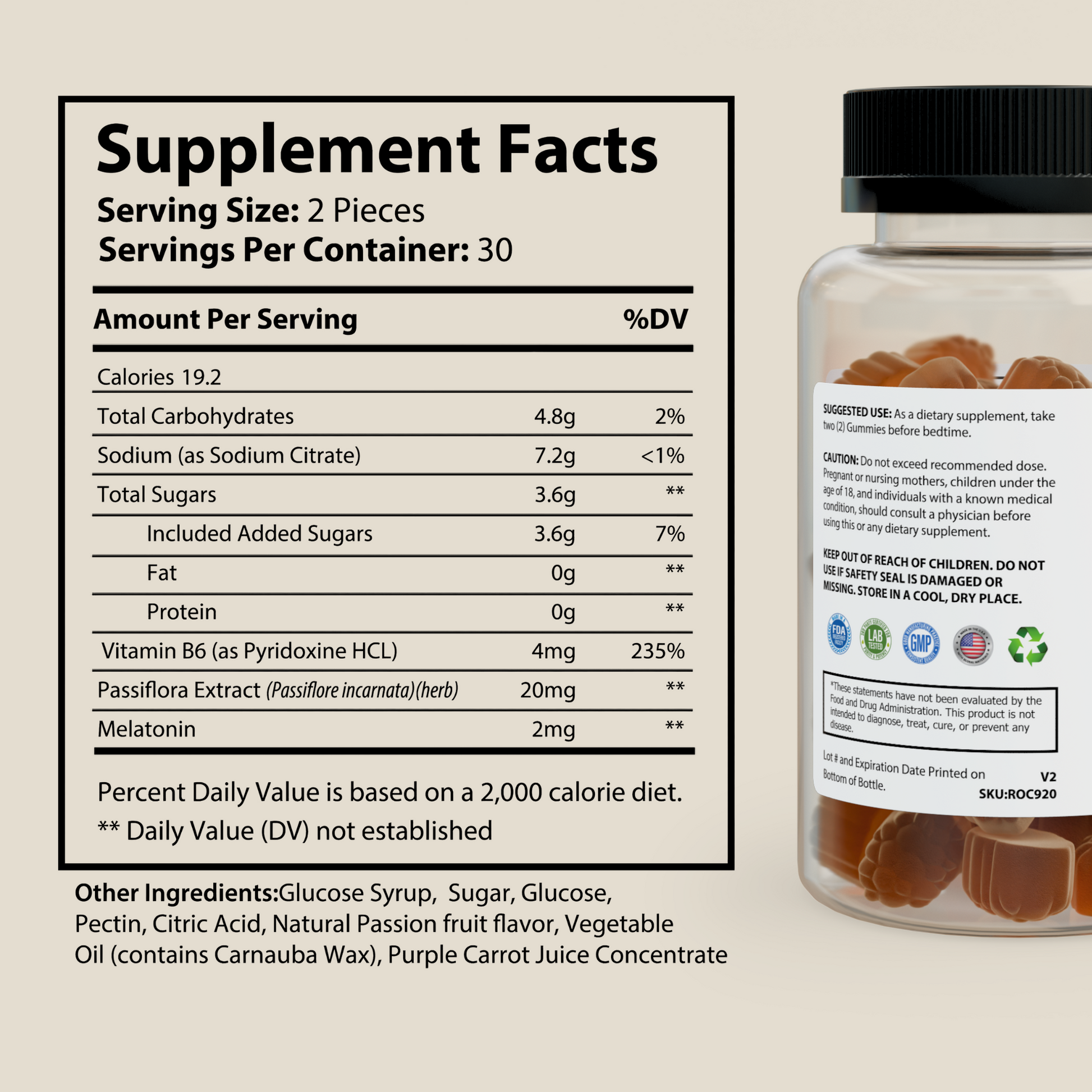 Quiet Descent — 60 Sleep Well Gummies - LUXESHOP.ME