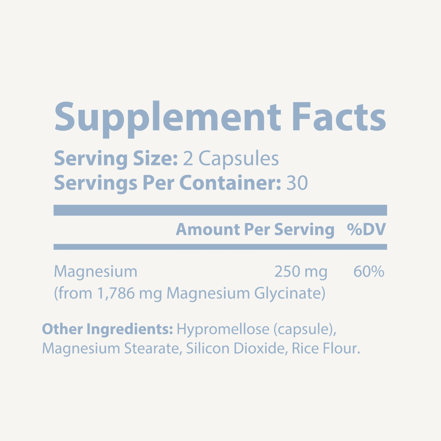 Nervous Grace // Magnesium Glycinate - LUXESHOP.ME