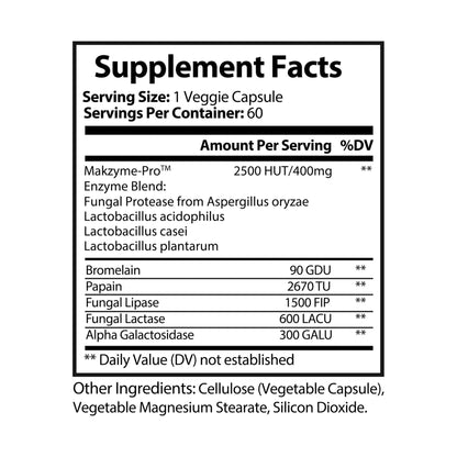 Gentle Flow — 60 Digestive Enzyme Blend Capsules - LUXESHOP.ME